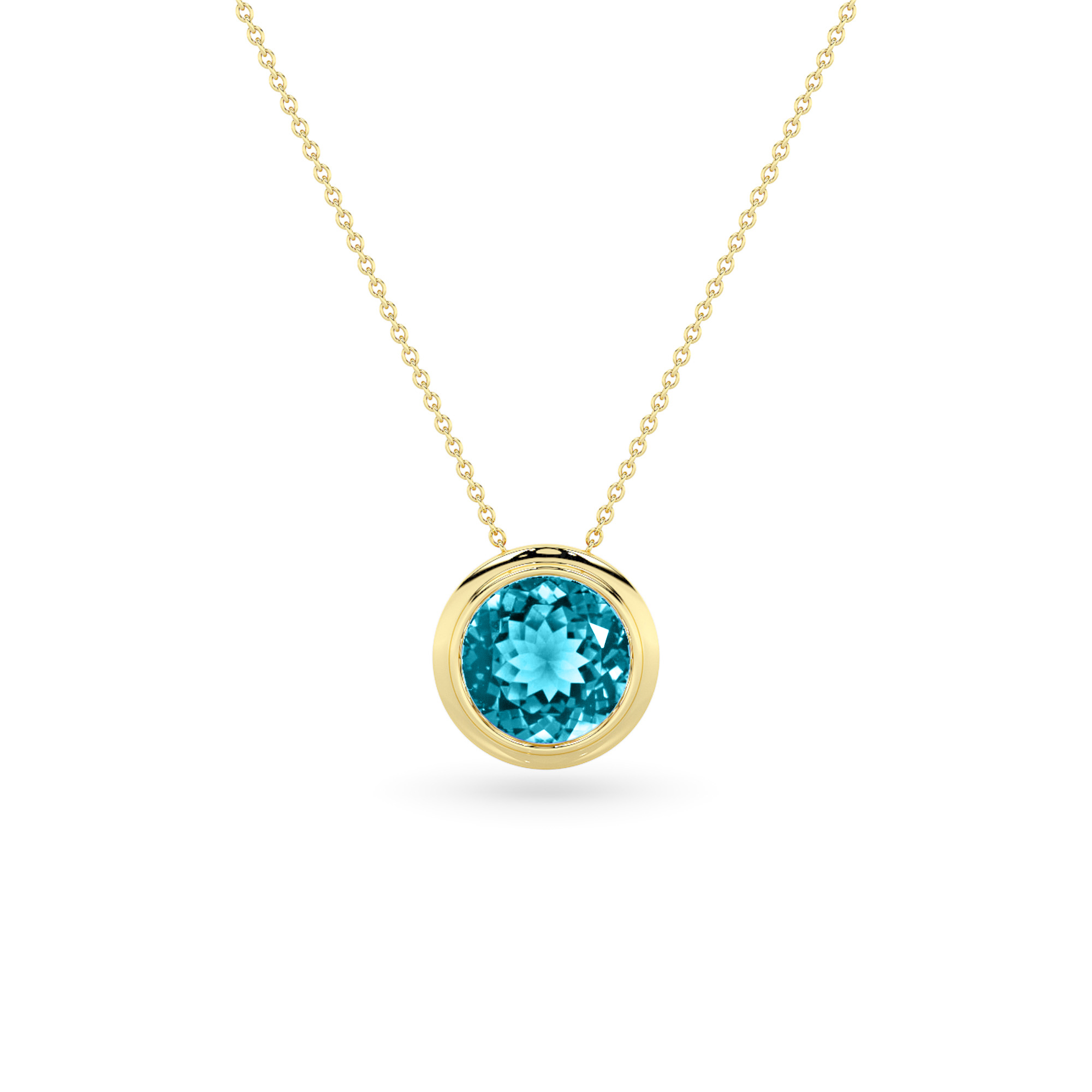 SEMI PRECIOUS WHISPER BLUE TOPAZ NECKLACE COLLECTION